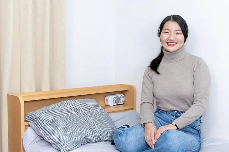 提携学生専用マンションに入居する学生の様子