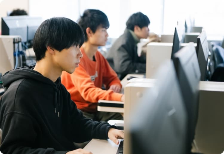 授業を受ける様子